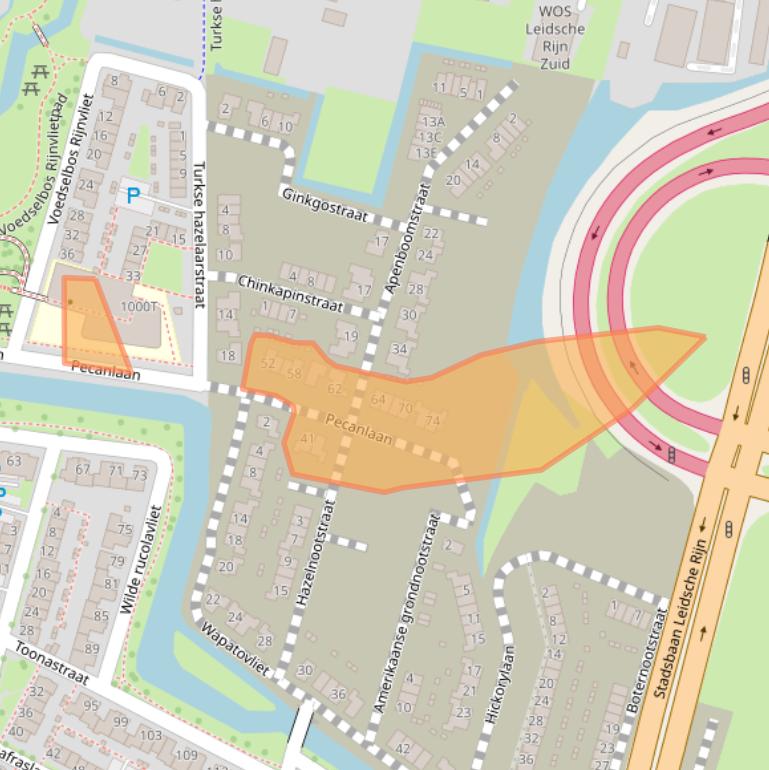 Kaart van postcodegebied 3545CJ.