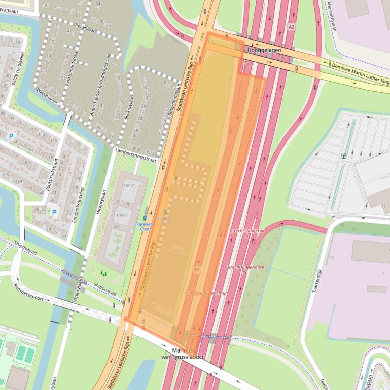 Kaart van postcodegebied 3545CN.