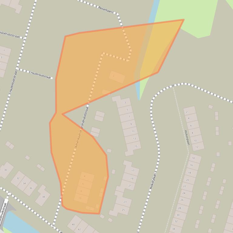 Kaart van postcodegebied 3545CS.