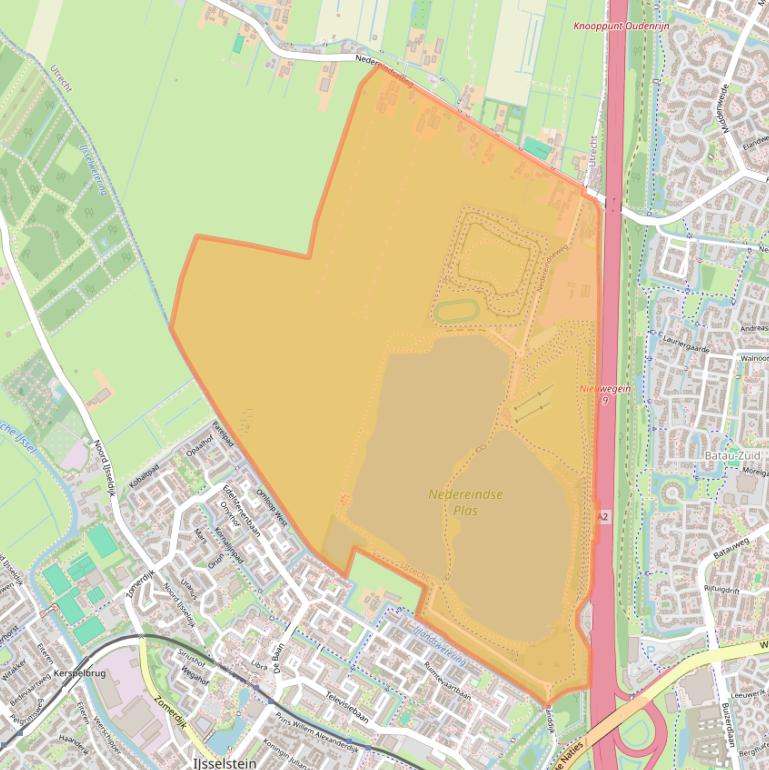 Kaart van postcodegebied 3546PM.