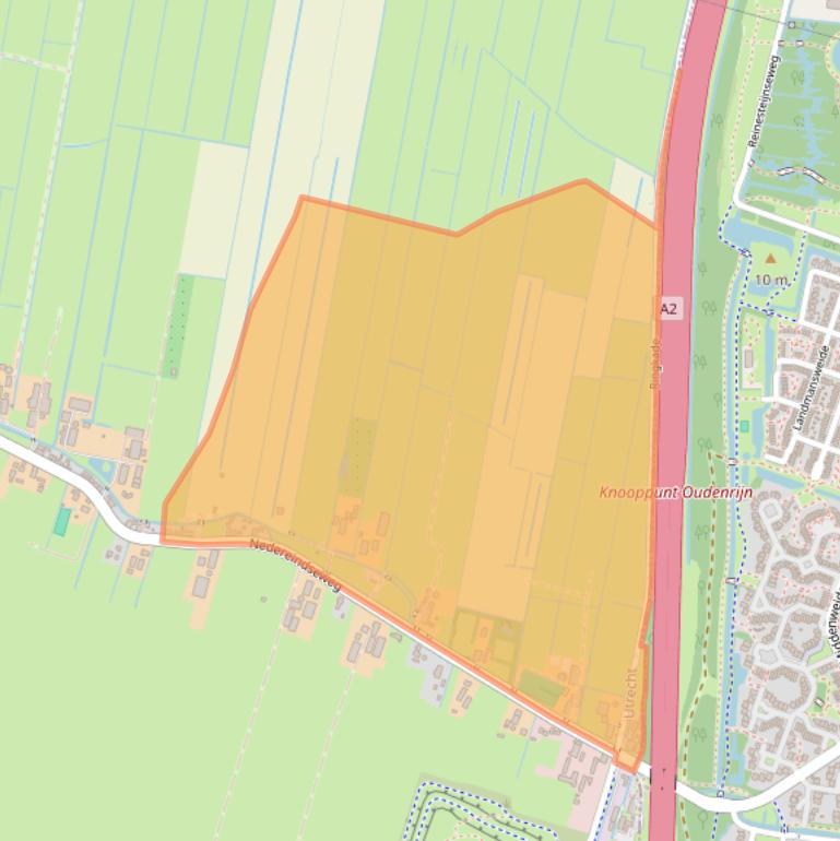 Kaart van postcodegebied 3546PS.