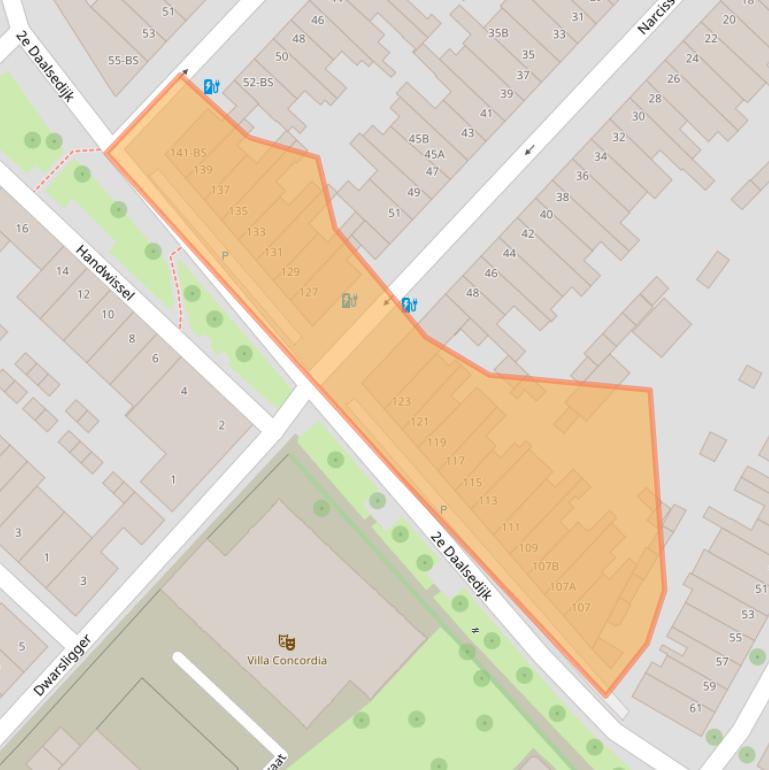 Kaart van postcodegebied 3551EE.