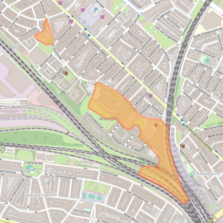 Kaart van postcodegebied 3551EJ.