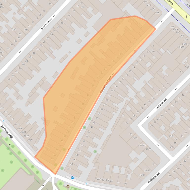 Kaart van postcodegebied 3551EL.