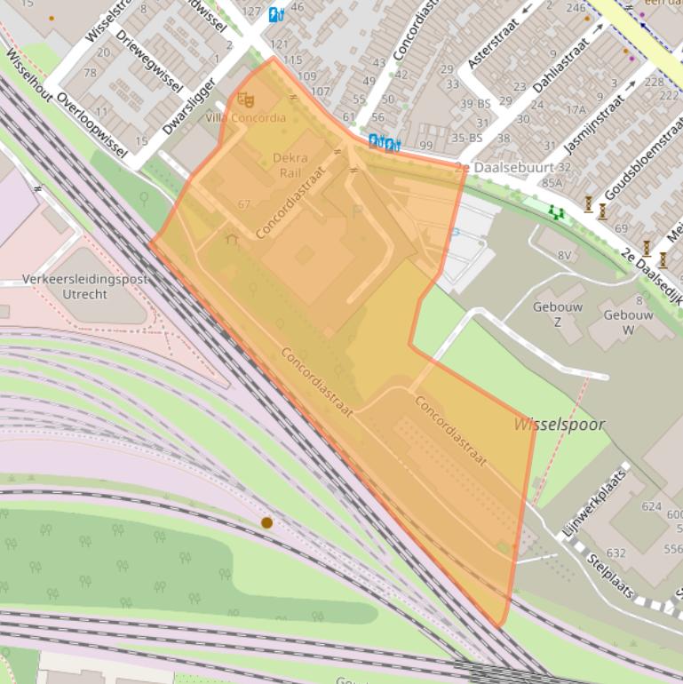 Kaart van postcodegebied 3551EM.