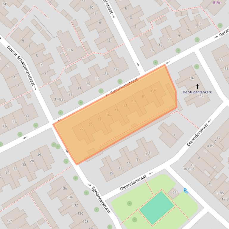 Kaart van postcodegebied 3551HC.