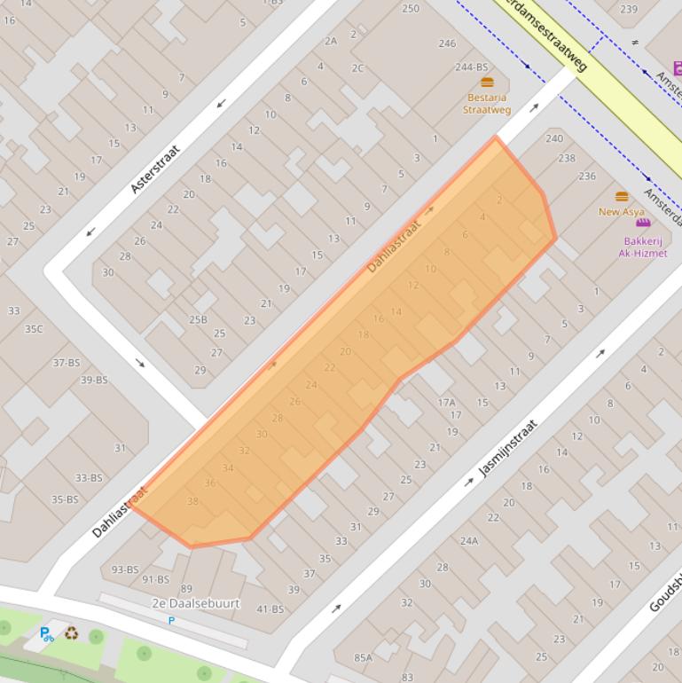 Kaart van postcodegebied 3551SV.