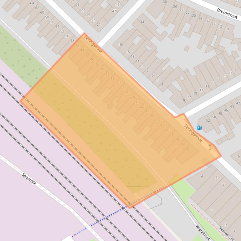 Kaart van postcodegebied 3551TL.