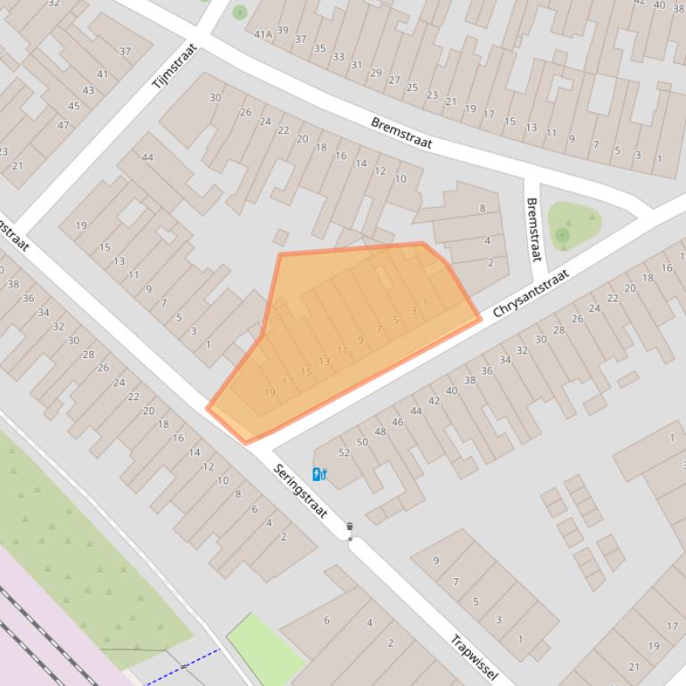 Kaart van postcodegebied 3551TS.