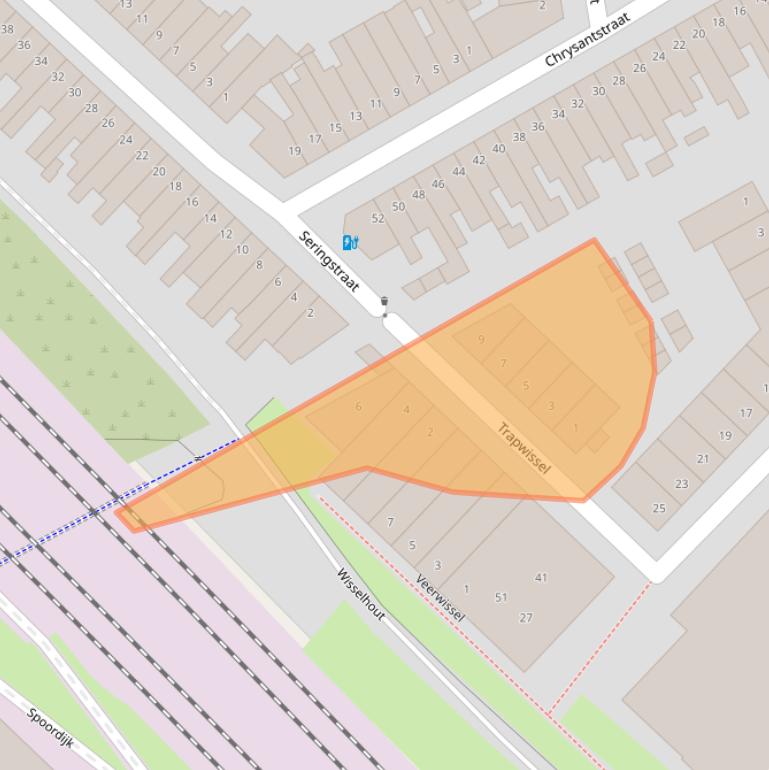 Kaart van postcodegebied 3551WB.
