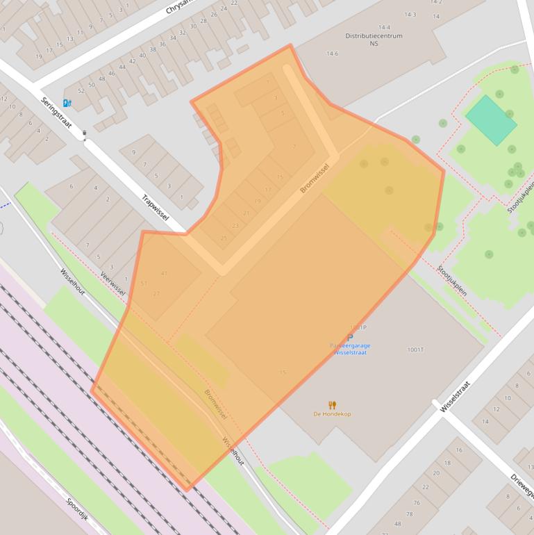 Kaart van postcodegebied 3551WC.