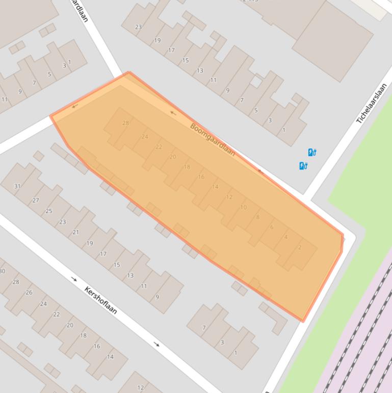 Kaart van postcodegebied 3551XN.