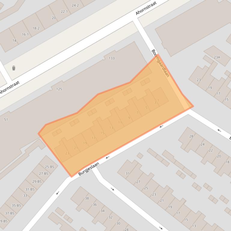 Kaart van postcodegebied 3551XP.