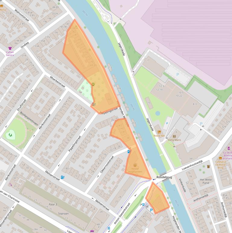 Kaart van postcodegebied 3552AC.