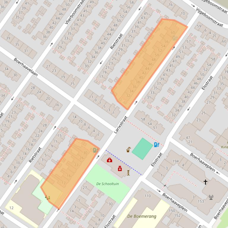 Kaart van postcodegebied 3552BK.