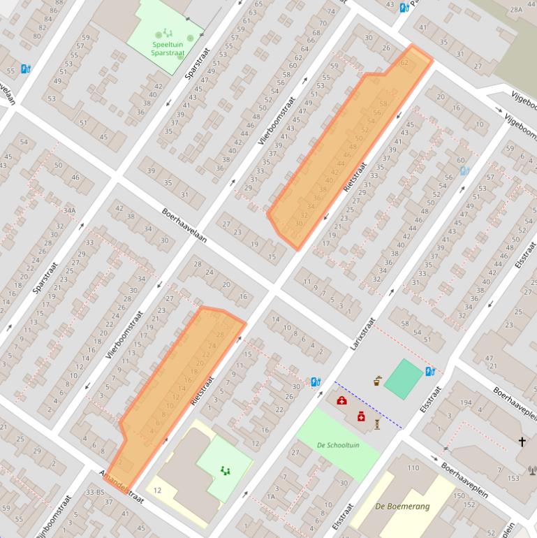 Kaart van postcodegebied 3552BM.