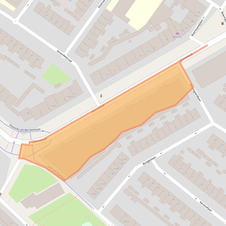 Kaart van postcodegebied 3552CE.