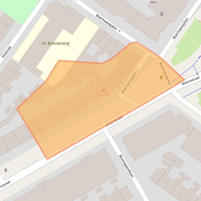 Kaart van postcodegebied 3552CH.