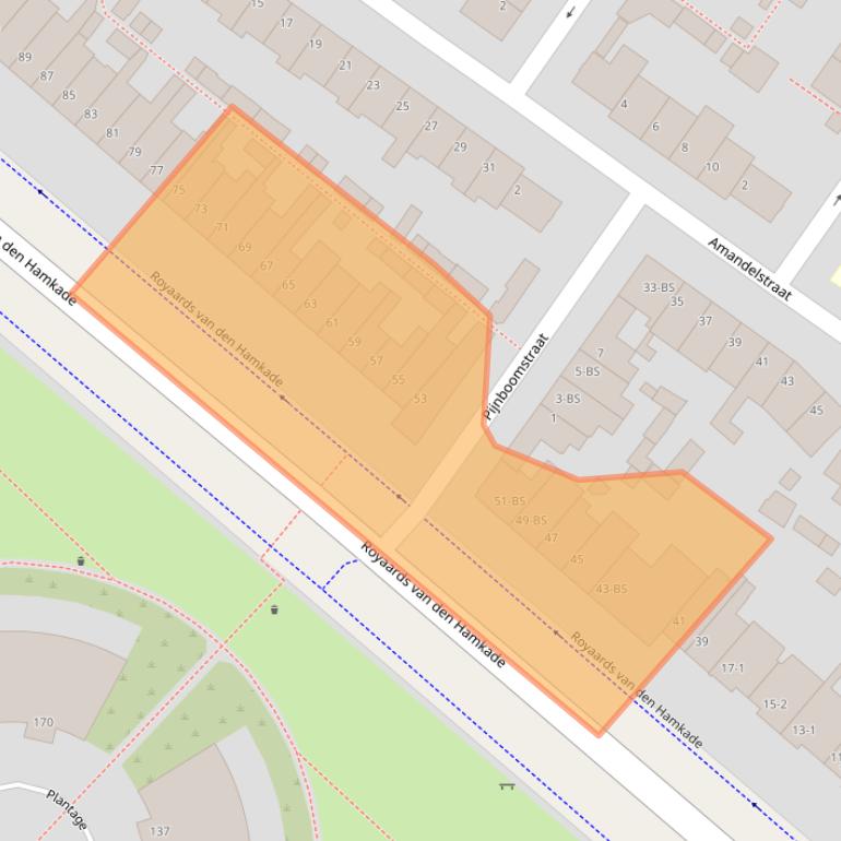 Kaart van postcodegebied 3552CK.