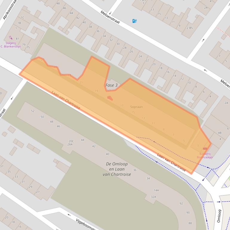 Kaart van postcodegebied 3552EP.