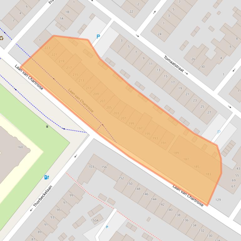 Kaart van postcodegebied 3552ET.