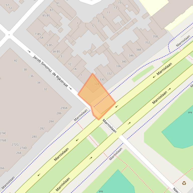 Kaart van postcodegebied 3552HL.