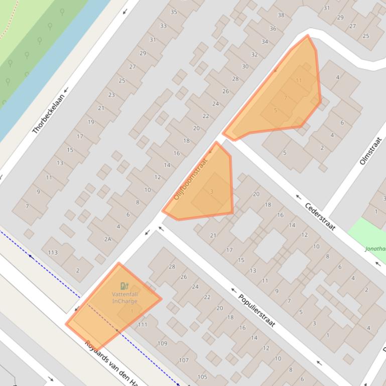 Kaart van postcodegebied 3552RD.