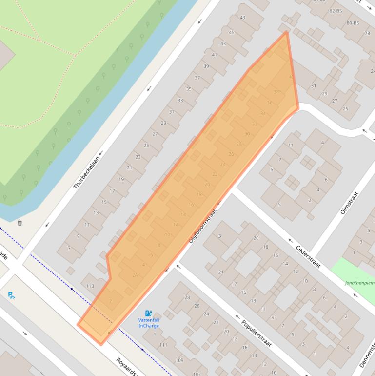 Kaart van postcodegebied 3552RE.