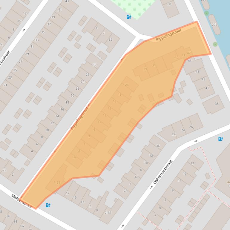 Kaart van postcodegebied 3552VK.