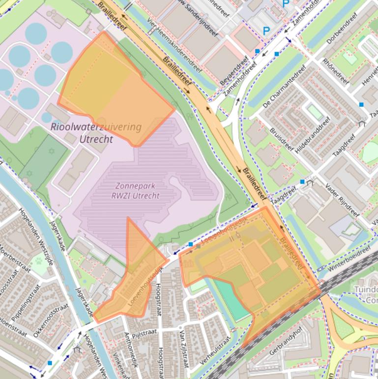 Kaart van postcodegebied 3552XE.
