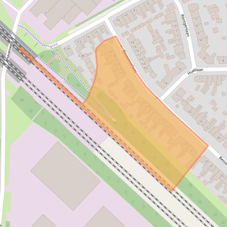 Kaart van postcodegebied 3553GC.