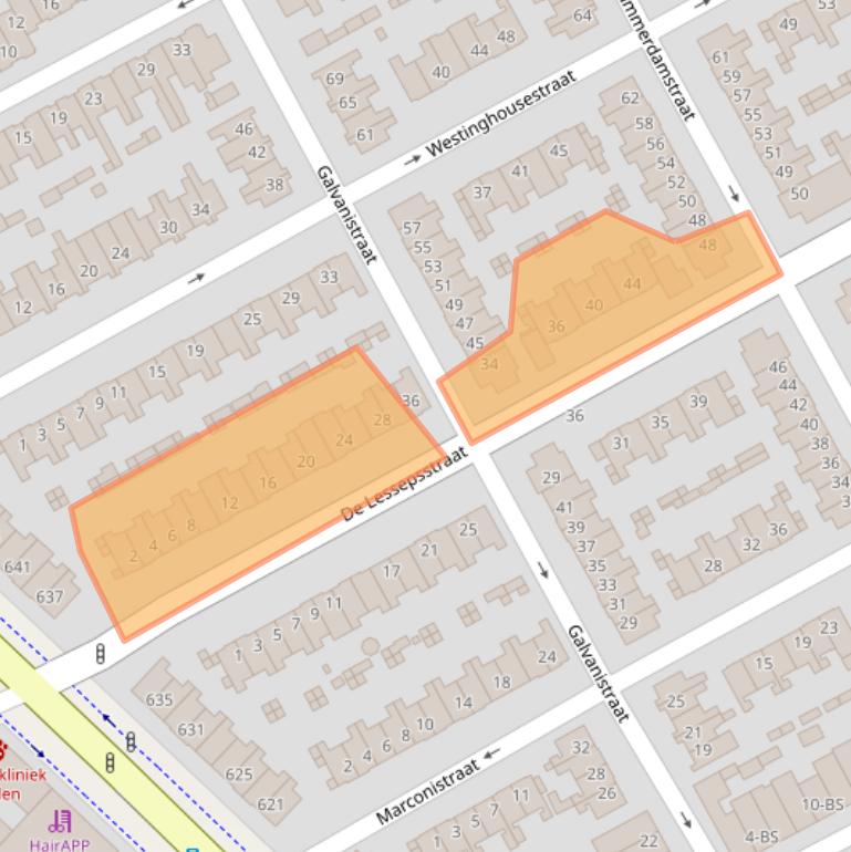 Kaart van postcodegebied 3553RK.