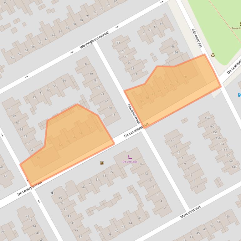 Kaart van postcodegebied 3553RL.