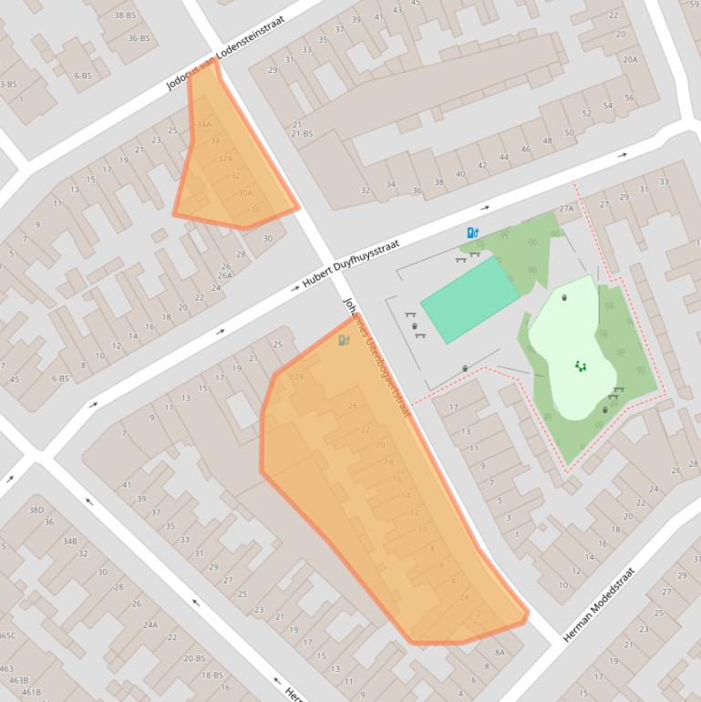 Kaart van postcodegebied 3553VP.