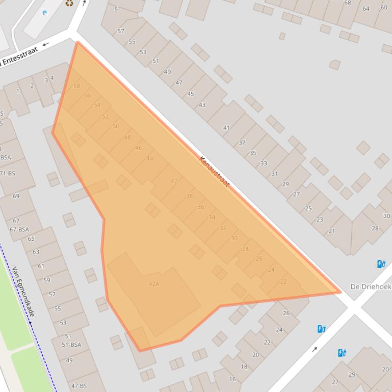 Kaart van postcodegebied 3554AD.