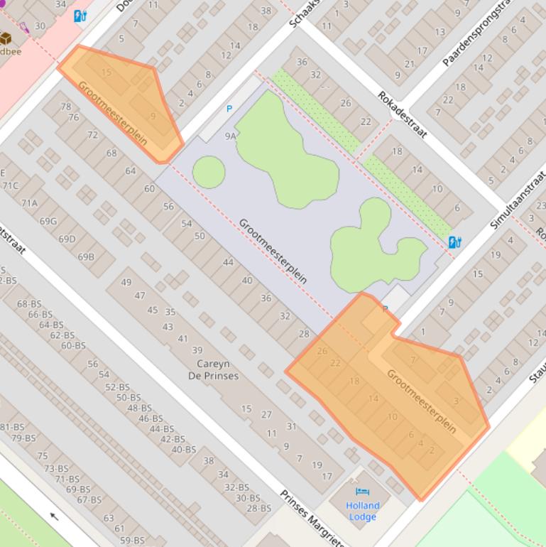 Kaart van postcodegebied 3554ED.