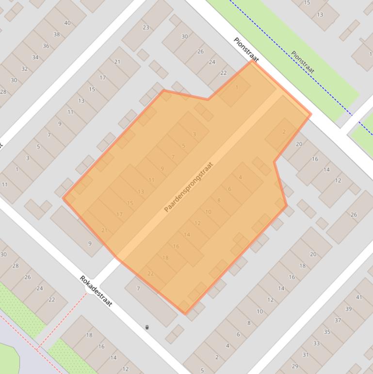 Kaart van postcodegebied 3554EK.