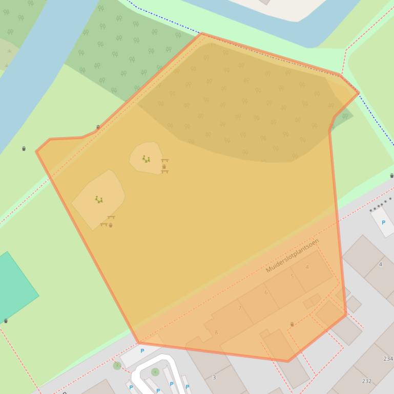 Kaart van postcodegebied 3554GW.
