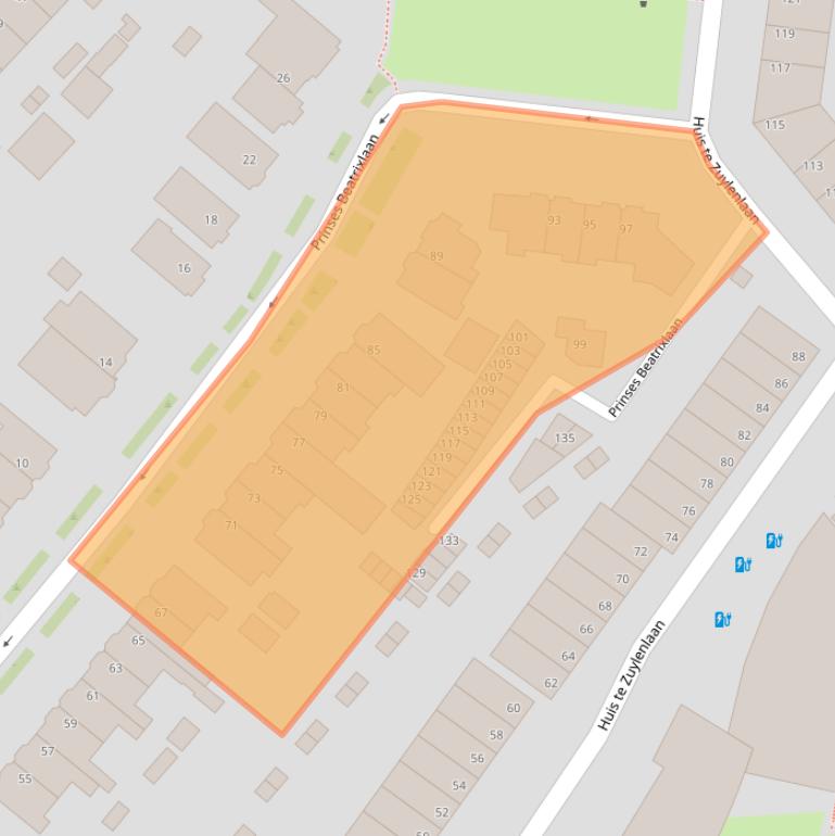 Kaart van postcodegebied 3554JJ.