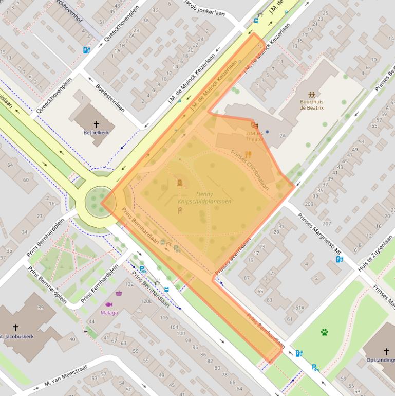 Kaart van postcodegebied 3554JL.