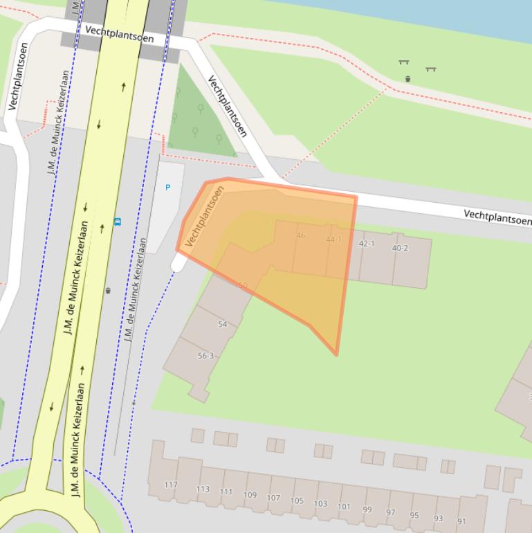 Kaart van postcodegebied 3554TE.