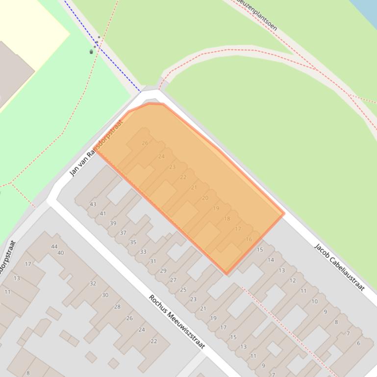 Kaart van postcodegebied 3554VH.