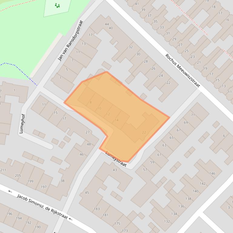 Kaart van postcodegebied 3554WD.