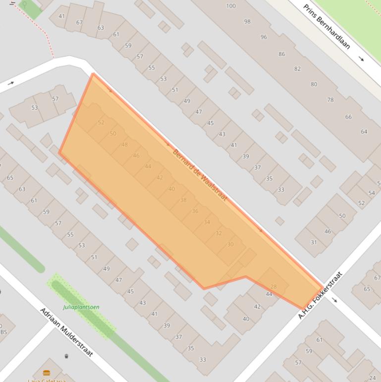 Kaart van postcodegebied 3555BK.