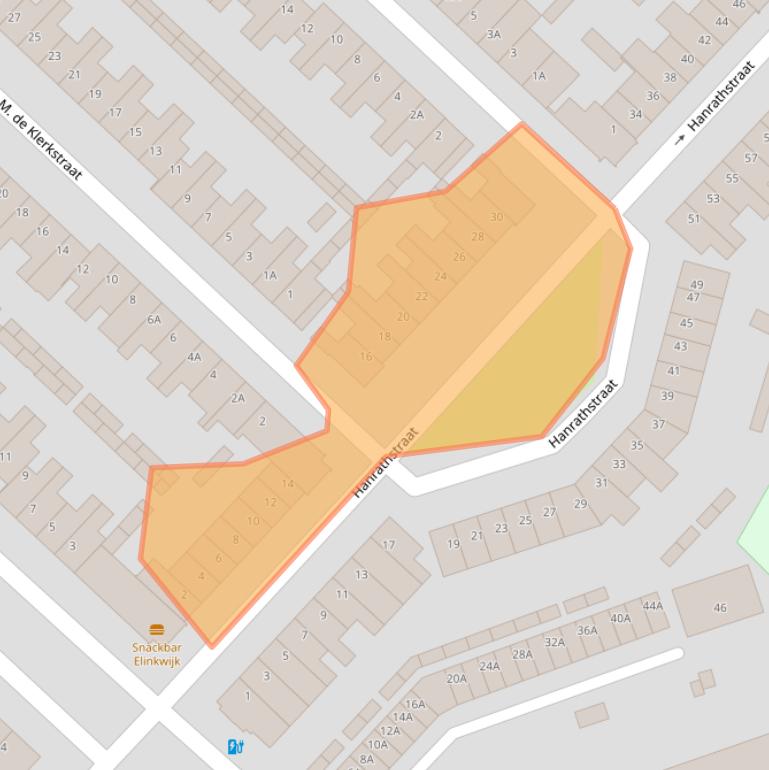 Kaart van postcodegebied 3555CH.