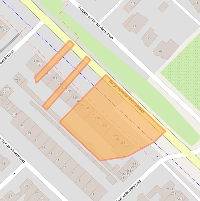 Kaart van postcodegebied 3555EM.