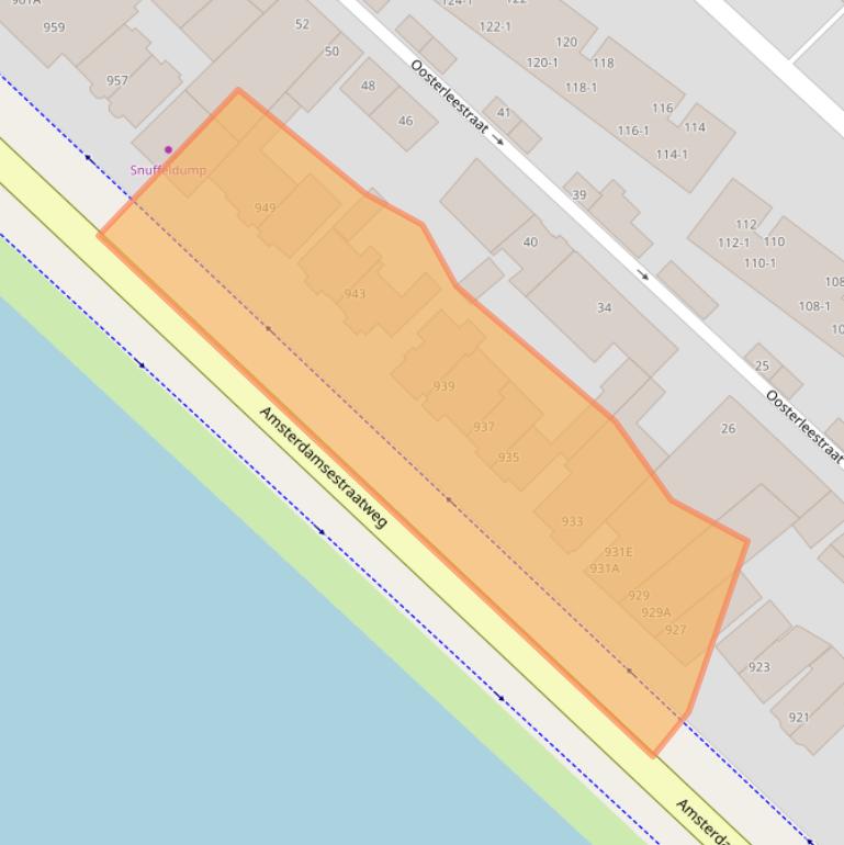 Kaart van postcodegebied 3555HP.