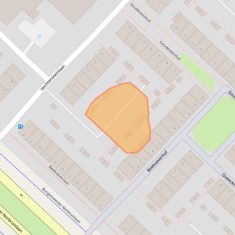 Kaart van postcodegebied 3555JN.