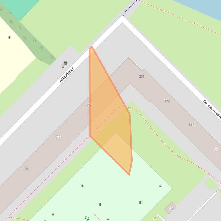 Kaart van postcodegebied 3561AL.