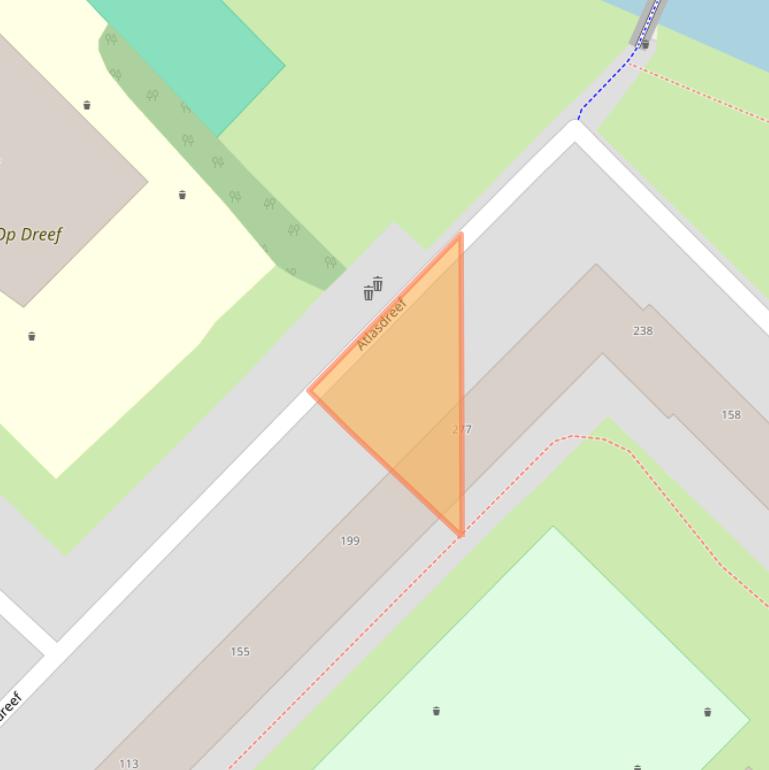 Kaart van postcodegebied 3561AM.